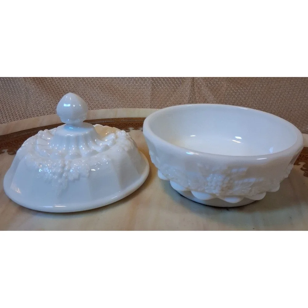 Vintage milk glass